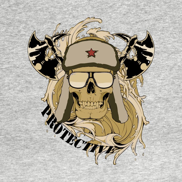 Protective Vietnamese Skull Soldier by Wear Your Story